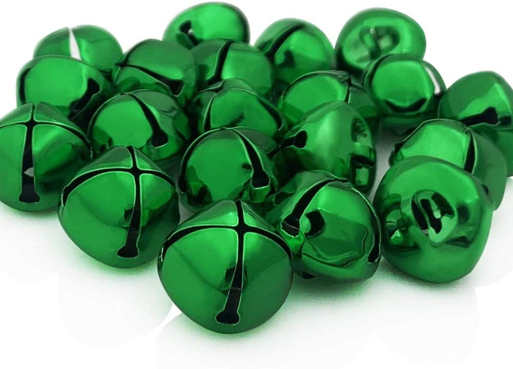 Jingle Bells 1Inch/ 25mm Metal Craft Bells, for Holiday Home Christmas Festival Party Wedding