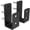 2 Pack-3mm, variant on Door Barricade Brackets for Wood, U-Shaped Security Brackets for Door Reinforcement, Industrial Metal U Bracket for Shed, Gate & Basement Hardware