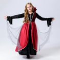 thumbnail image 2 of Dsscvnef Robe de Cour pour Femmes Enfants Festival d'Halloween Performance Fête Jeu de Rôle Ensembles de Robes Jeux de Guerre Motif Pantalon, 2 of 9