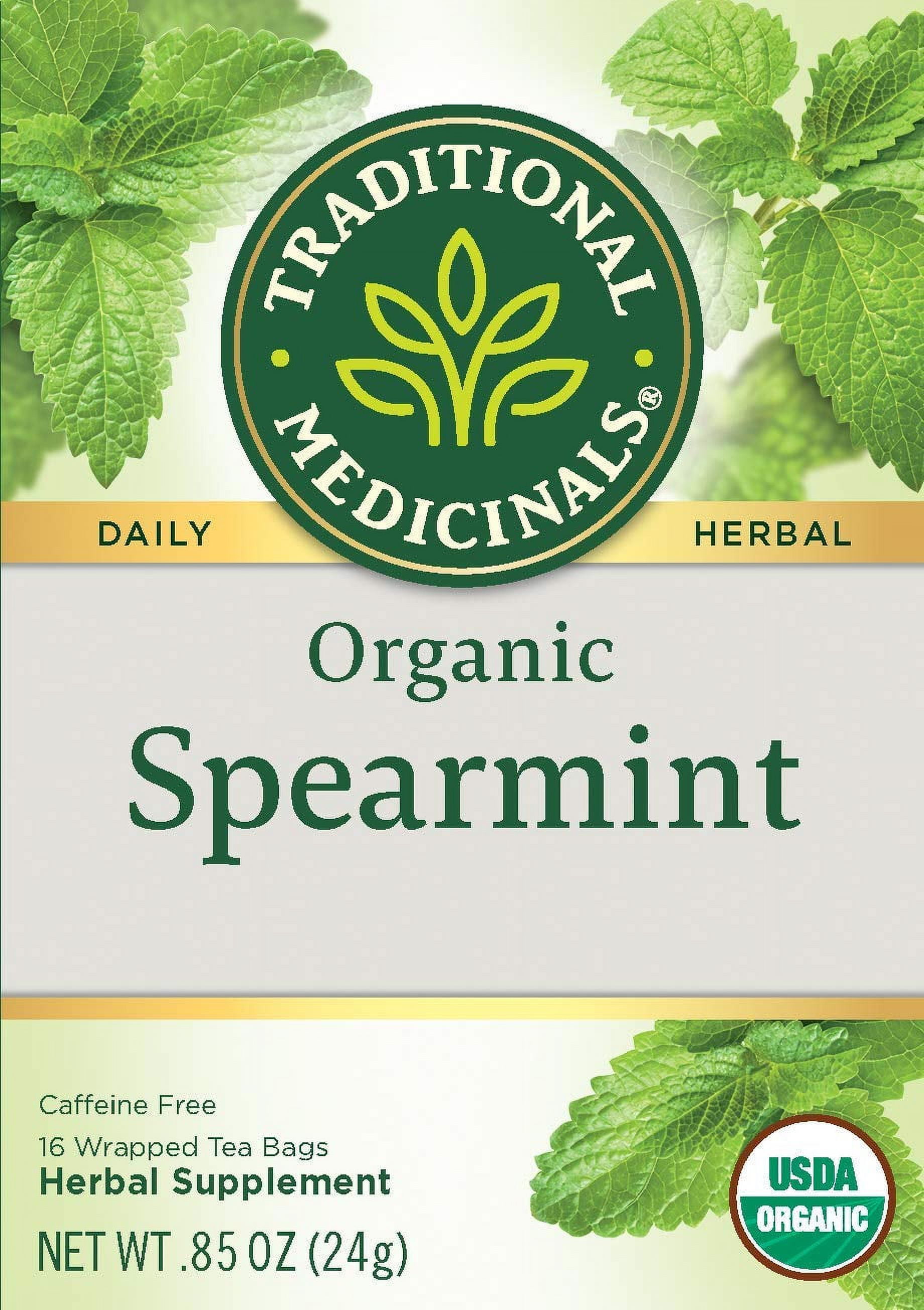 【国内発送】 Traditional Medicinals Tea Herbal Mint Spearmint Organic テープ・マスキングテープ