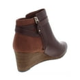 thumbnail image 2 of Dr. Scholl's Shoes Womens Double Solid Faux Leather Wedge Boots, 2 of 2
