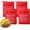 Red, variant on 4-Pack Baked Potato Microwave Bag - Reusable Pouch and Potato Cooker for Potatoes in 4 Minutes - Quick & Easy Kitchen Gadget