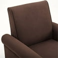 thumbnail image 5 of Bowery Hill Angelo Club Chair, Chocolate, 5 of 7