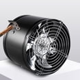 thumbnail image 3 of 150mm Extractor Fan, Smoke Extractor Duct Fan 600 m³/h Inline Pipe Fan with Base white, 3 of 9