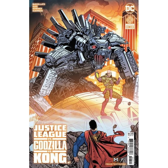 Justice League Vs Godzilla Vs Kong #7 (of 7) Cvr A Drew Johnson DC Comics Comic Book
