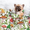 thumbnail image 3 of Naloa Mushrooms Gnomes Dog Blanket, 3 Sizes Cat Blanket for Indoor Cats Large Medium Small Dog Gifts-Large, 3 of 8