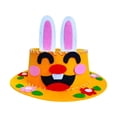 thumbnail image 1 of Easter Hat DIY Craft Kit Easter Eggs Rabbit Hat Gift For Kindergarten Decoration Items Parent Child Interaction, 1 of 9