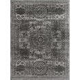thumbnail image 1 of Unique Loom Bromley Collection Vintage Traditional Area Rug, 9 x 12 Feet, Dark Gray/Ivory, 1 of 1