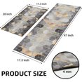 thumbnail image 2 of Red Buffalo Plaid Kitchen Rug Set of 2 Anti Fatigue Thick Farmhouse Kitchen and Mats Comfort Kitchen Floor Mat Waterproof Non Slip Standing Mat for Kitchen, Sink, Office, Laundry, 17.3x28+17.3x47, 2 of 6