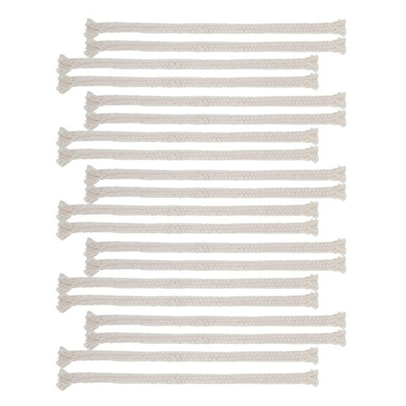 20 Pcs Wick Torch Wicks Replacement Ghee Tiki Oil Lamp Parts Alcohol Cotton Butter