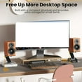 thumbnail image 3 of Desktop Speaker Stands Pair, Speaker Riser for Most Small & Medium Bookshelf Speakers,for Computer Speakers, 3 of 4