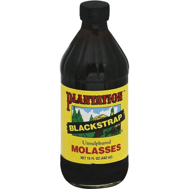 Plantation Blackstrap Unsulphured Molasses, 15 fl oz, (Pack of 12
