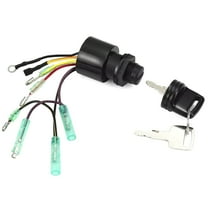 NATEFEMIN Replacement Ignition Switch 87-17009A5 for Mercury Outboard 9.9 15 25 30 HP Remote Control Off Run Start Easy