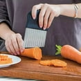 thumbnail image 4 of CMrtew 2025 Upgraded French Fry Slicer Stainless Steel Potato Cutter Set for Perfect 1/2" Fries Heavy Duty Vegetable & Fruit Chopper (Easy Grip, Dishwasher Safe), 4 of 6