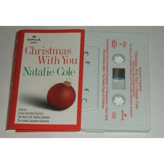 Natalie Cole-Christmas with You 1998 CASSETTE TAPE Hallmark