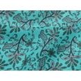 thumbnail image 4 of oneOone Viscose Jersey Fabric Leaves & Floral Block Print Fabric BTY 60 Inch Wide, 4 of 5