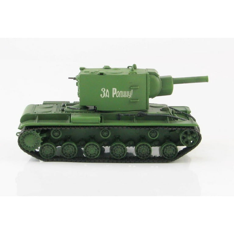 Panzerkampf 1:72 Scale Soviet KV-3 Heavy Tank Model - Winter Camouflage, Diecast, Fully Assembled With Display Case