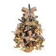 thumbnail image 2 of Árbol de Navidad de Mesa Artificial Perfke 45 cm Dorado, 2 of 9