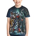 thumbnail image 1 of T-Shirt Transformers pour Jeunes à Imprimé 3d, Col Rond, Graphique, Manches Courtes, pour Garçons et Filles, 1 of 8