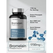 Bromelain 1700mg | 120 Capsules | Supports Digestive Health | Non-GMO and Gluten Free | by Horbaach
