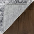 thumbnail image 3 of Bayberry Spill Proof Vintage Machine Washable Area Rug, 5' x 8', Bayberry Light Grey, 3 of 9