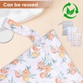 thumbnail image 4 of 3Pcs Wet Dry Bag with Wrist Strap Reusable Waterproof Wet Bag for Baby Cloth Diaper Swimming Travel and Laundry (Grey), 4 of 10