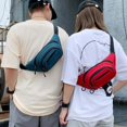 thumbnail image 6 of Waterproof Outdoor Female Male Chest Bag Wallet Sports Bag Waist Packs Phone Bag Shoulder Bag RED, 6 of 8