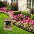 thumbnail image 3 of Congratulations Graduation Double Sided Yard Garden Flag, Vintage Graduation Cap and Diploma Celebrate Home House Outdoor Flags, Graduation Decorations Gifts, 28" x 40", 3 of 3