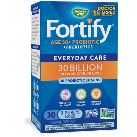 UPC 033674102930 product image for Fortify Age 50+ Everyday Care Probiotic Capsules  30 Billion Live Cultures  Unis | upcitemdb.com