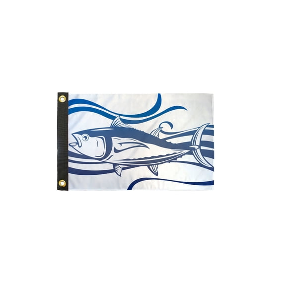 Bluefin 12x18in Boat Flag