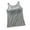 Gray, variant on Fanxing Camisole Tops for Women Summer Spaghetti Strap Basic Padded Tank Top with Built in Bra Workout Yoga Shirts White,M