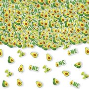 Avocado 1st Birthday Decorations, 200PCS Avocado First Birthday Confetti Table Scatter for Holy Guacamole Mexican Fiesta Fruit Birthday Party Supplies