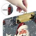 thumbnail image 6 of FORMRS Acrylic Clipboard with Low Profile Clip Standard A4 Letter Size, 12.5" x 9", Christmas Santa, 6 of 8