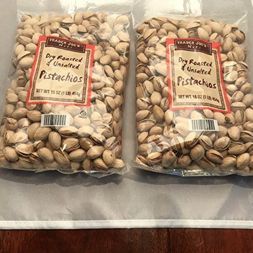 Trader Joe’s Dry Roasted & Unsalted Pistachios 2 Pack32 oz total