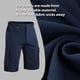 thumbnail image 2 of Pantalones cortos de bicicleta de montaña Ally 4D acolchados y holgados para ciclismo, azul marino, XXL, 2 of 9