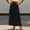 Black, variant on Trendy Half Skirt For Everyday Beach Vacation Stylish Hollow Design Ideal For Spring And Summer Versatile Casual Wear With Easy Care Options Midi Skirt Rip Skirt Midi Skirt with Pockets Womens Jean