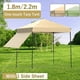 thumbnail image 2 of Yeshouse Carpa Gazebo Plegable de Fácil Montaje de 2,2 x 2,2 m - Refugio Exterior Impermeable y Resistente a los Rayos UV - Aislamiento Térmico, Panel Lateral, Plegable, Portátil, 2 of 9