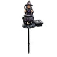 thumbnail image 2 of Halloween Witch Cauldron Garden Light,Witch Stirring Magic Pot Led Outdoor Halloween Garden Light,Yard Lawn Pathway Outdoor Halloween Decoration, 2 of 6