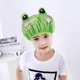 thumbnail image 1 of 4PCS Gorro de ducha para niños Gorros de natación de animales impermeables de doble capa para niño niña Rana verde, 1 of 5