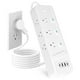 thumbnail image 1 of FAYCUCHO Regleta de Escritorio Multicontacto, 6 Tomas de Ca y 4 USB (2 USB-C), Cable de Extensión De, 1 of 5