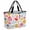 DeepPink Yellow, variant on Colorful Coastal Shells Beach Bag for Women, Large Breathable Mesh Beach Tote Bag, Watercolor Summer Ocean Life Sandproof Lightweight Travel Bags for Vacation Picnic Swimming Pool 15.7"x15.7"x9.1"