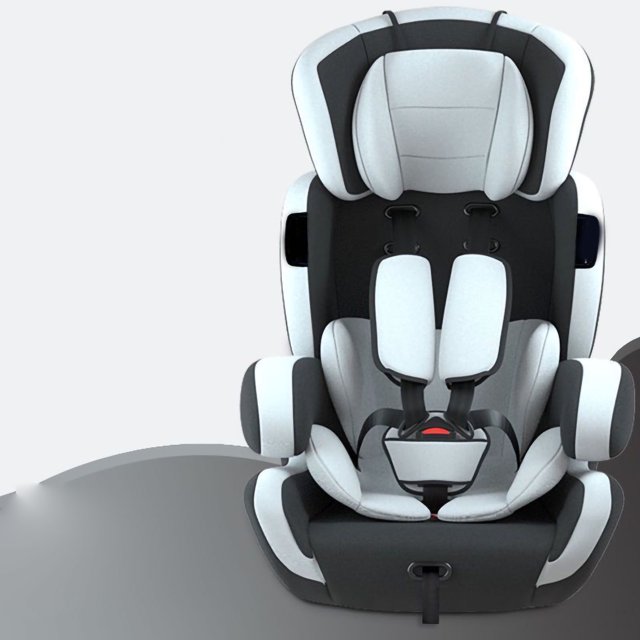 Asiento elevador convertible todo en 1, estable y seguro, universal, para bebés pequeños, niños, color negro y gris