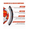 thumbnail image 4 of Balones Xtellar De Futbol Soccer No 5 Champions  Color Naranja, 4 of 5