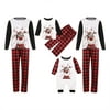 FOCUSNORM Christmas Outfit for Family Matching Holiday Clothes Two Piece Set for Children/Baby Boys /Baby Girl /Adult-Kids