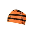 thumbnail image 5 of Seyurigaoka Halloween Pumpkin  Letter Print Long Sleeve Jumpsuit + Striped Cap, 5 of 9
