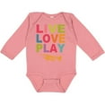 thumbnail image 3 of Inktastic Live Love Play the Trumpet Boys or Girls Long Sleeve Baby Bodysuit, 3 of 5