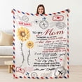 thumbnail image 1 of LHSHID Mother Gifts from Daughter Blanket for Mom Birthday Gifts for Mom Soft Flannel Fleece Blankets Throw for All Season in Home Bed Sofa Chairs 30x40in, 1 of 6