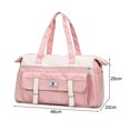 thumbnail image 4 of Bolsa De Ejercicios Oxford Fitness Bag Bolsas de gimnasio portátiles de gran capacidad para hombres y mujeres (rosa) Ehuebsd Para Estrenar, 4 of 9