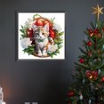 thumbnail image 4 of Pintura de diamante DIY parcial con forma especial, taladro, gatito Simple, 40x40cm, 4 of 9