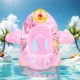 thumbnail image 4 of EIGTHTAIL  Swimming Rings Floaties Swim Float Tube Baby Inflatable Swim Ring with Steering Wheel for Kids Toddlers (Butterfly Girl), 4 of 7